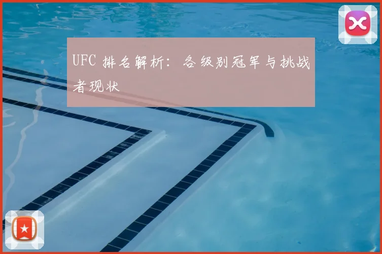 UFC 排名解析：各级别冠军与挑战者现状